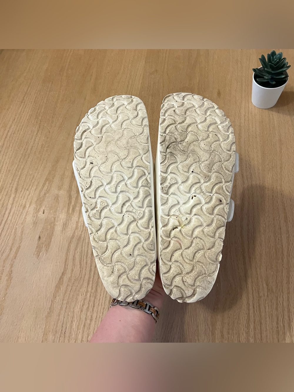 Birkenstock Arizona EVA White Sandals - Picture 6 of 7